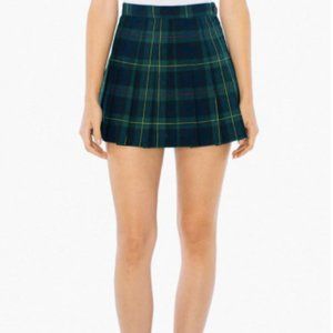 American Apparel Women's Plaid Tennis Skirt Small